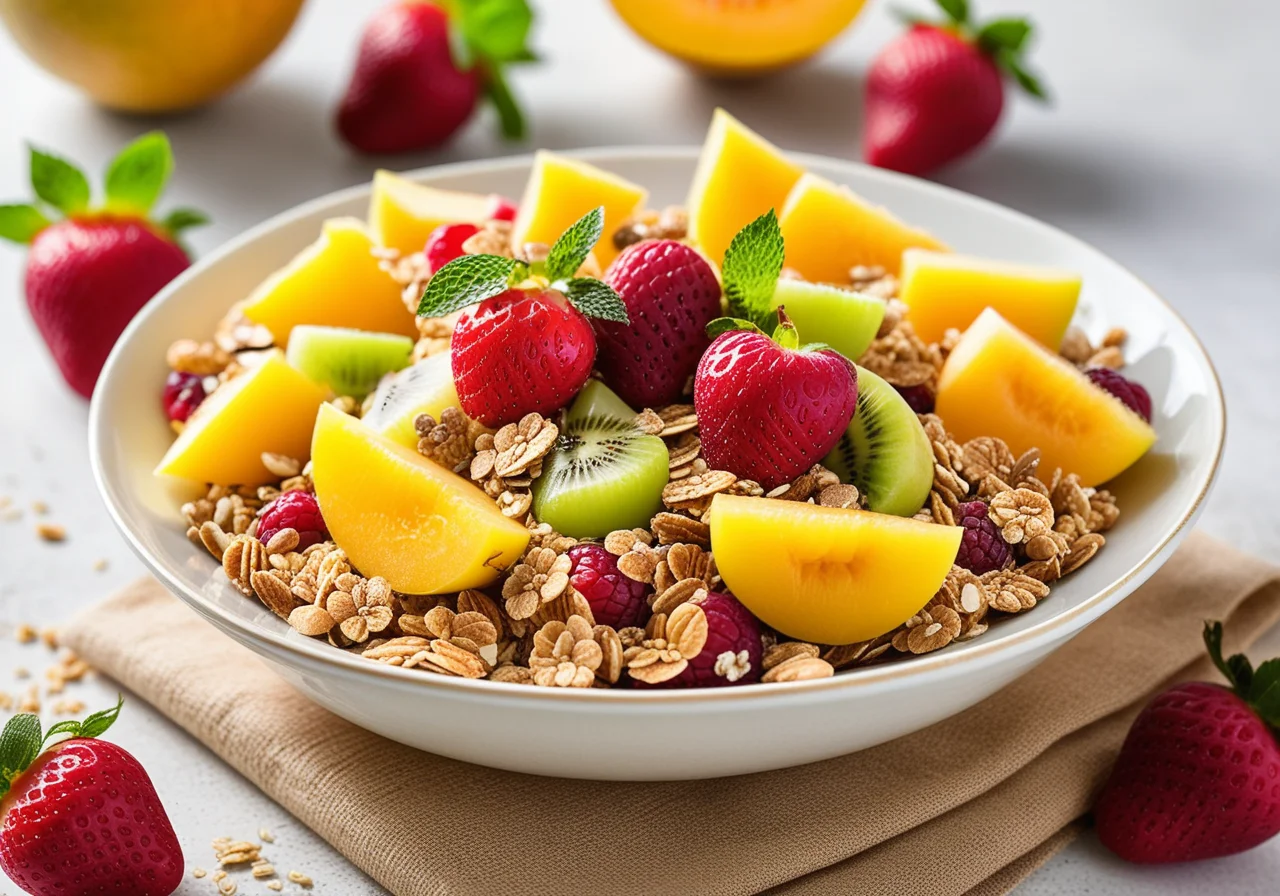 Fruit Salad with Muesli