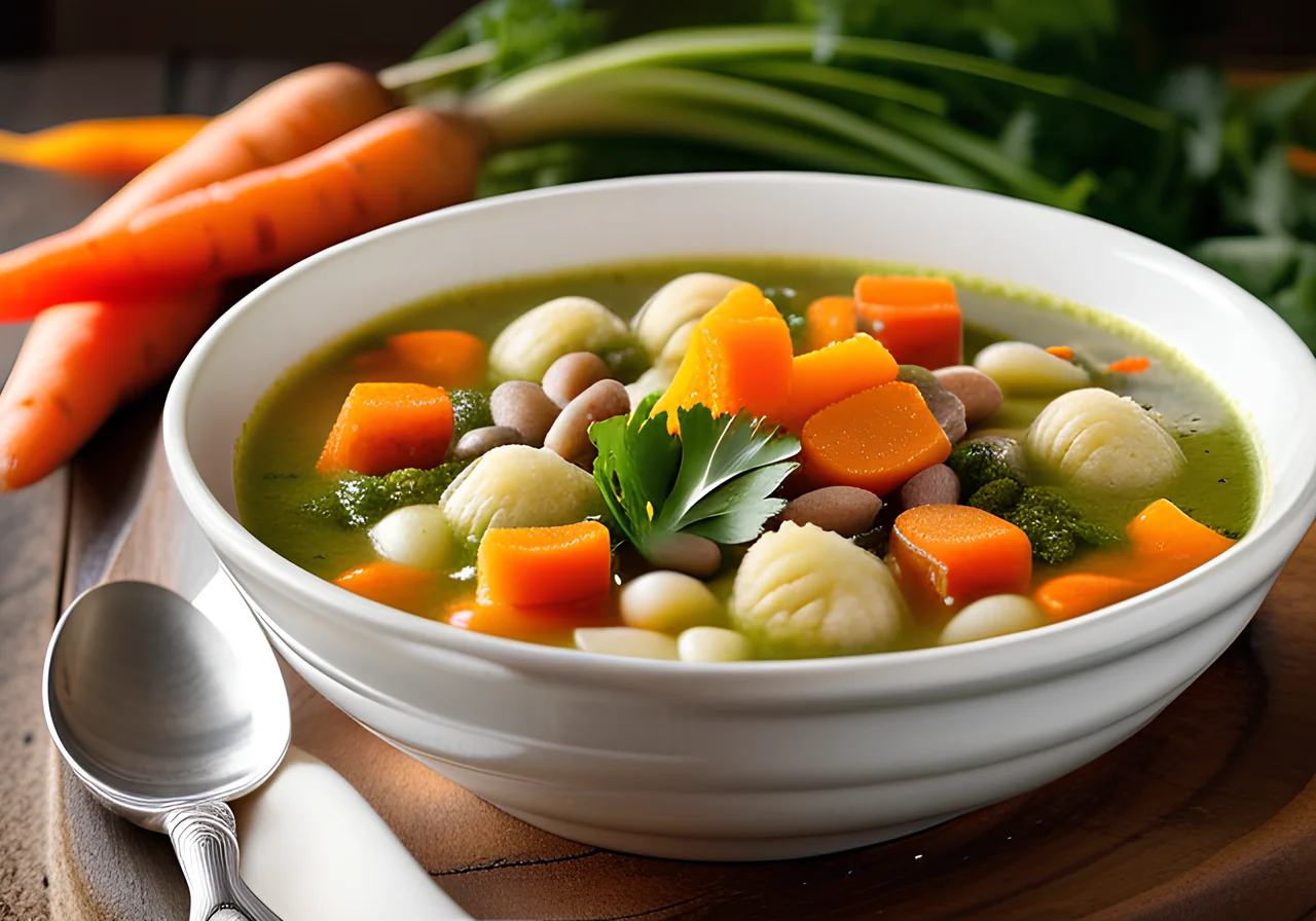Italian Vegetable Soup with Gnocchi