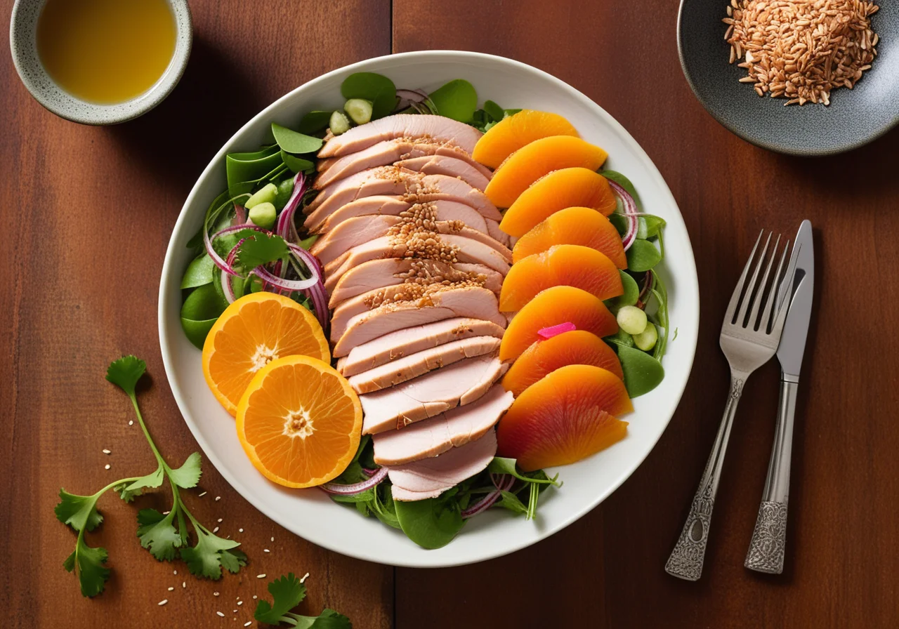 Salad Bowl with Smoked Chicken