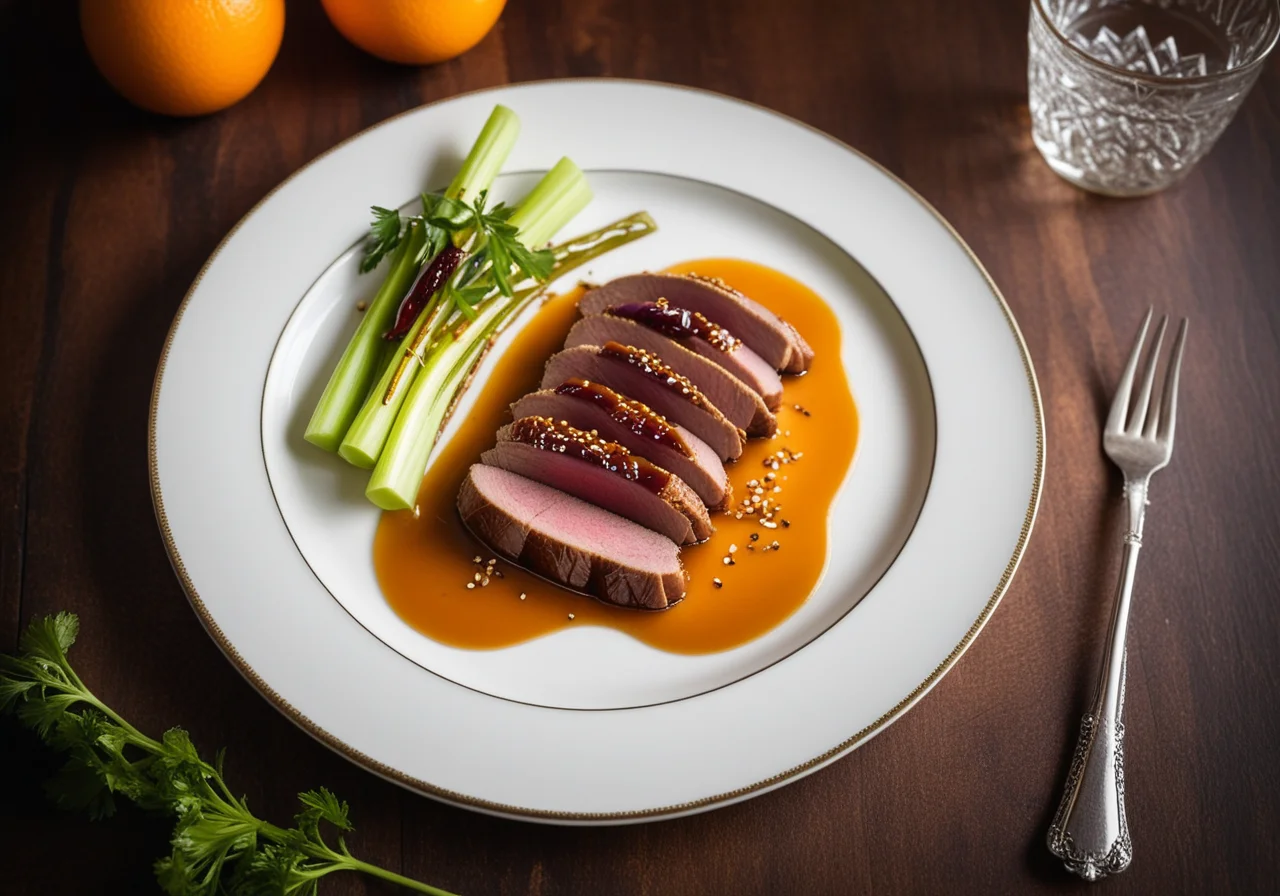 Duck Breast with Orange Confiture