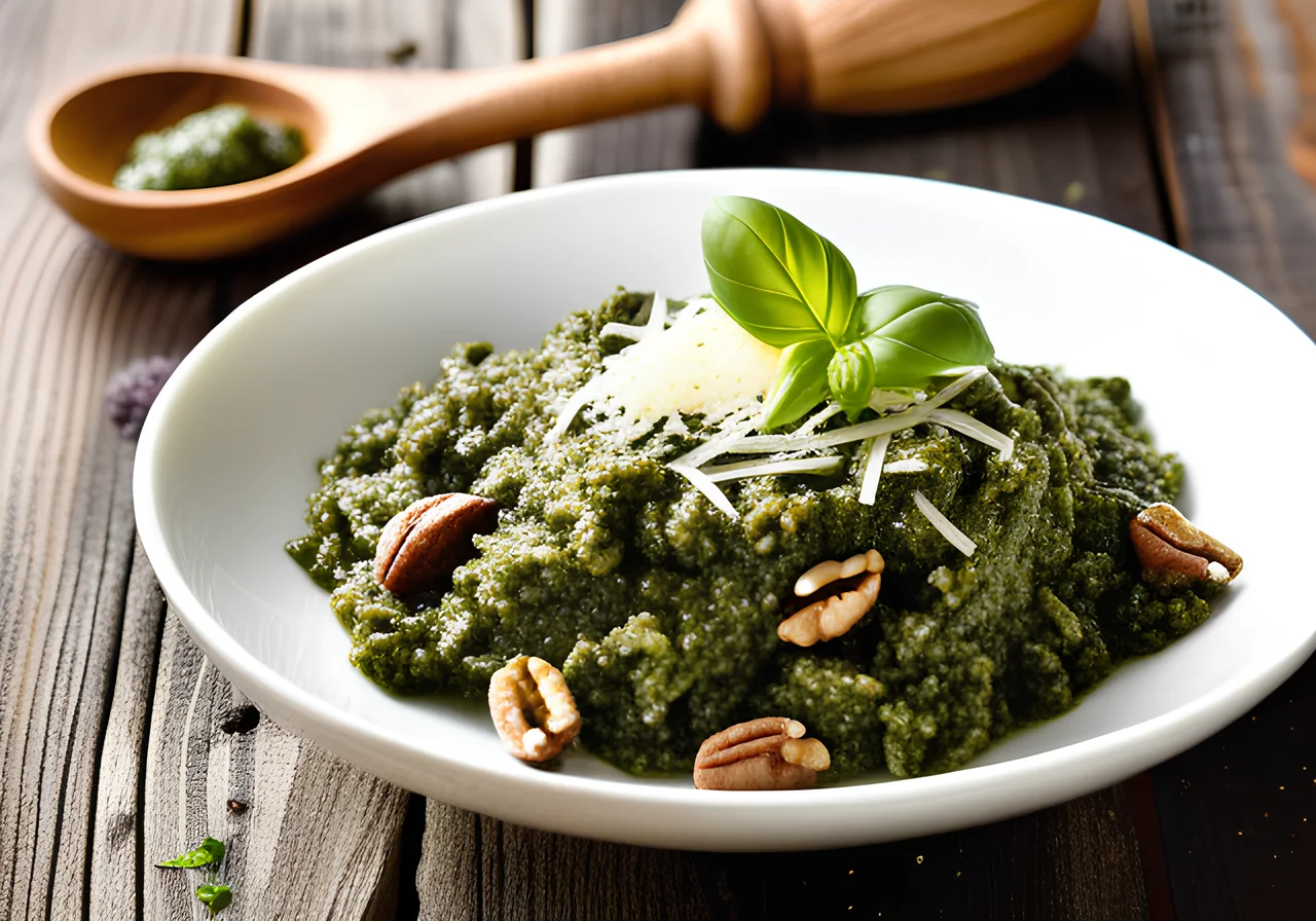 Homemade Basil-Walnut Pesto