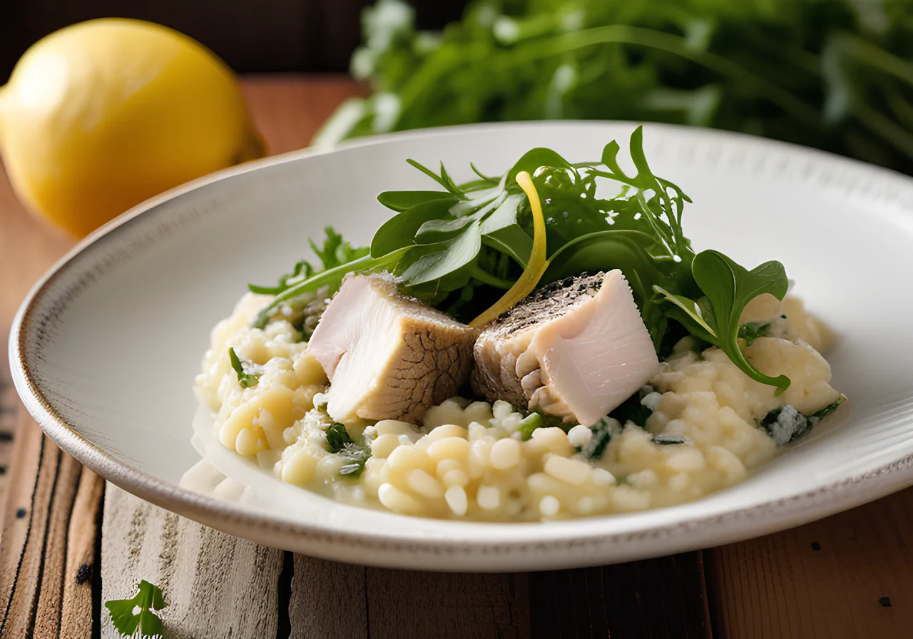 Risotto with Thick Beans and Peas