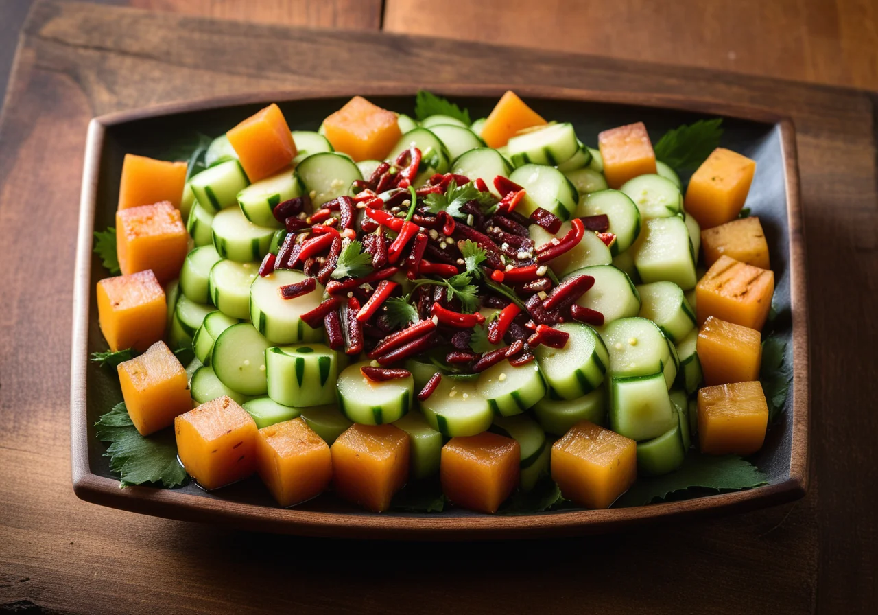 Grilled Melon Relish