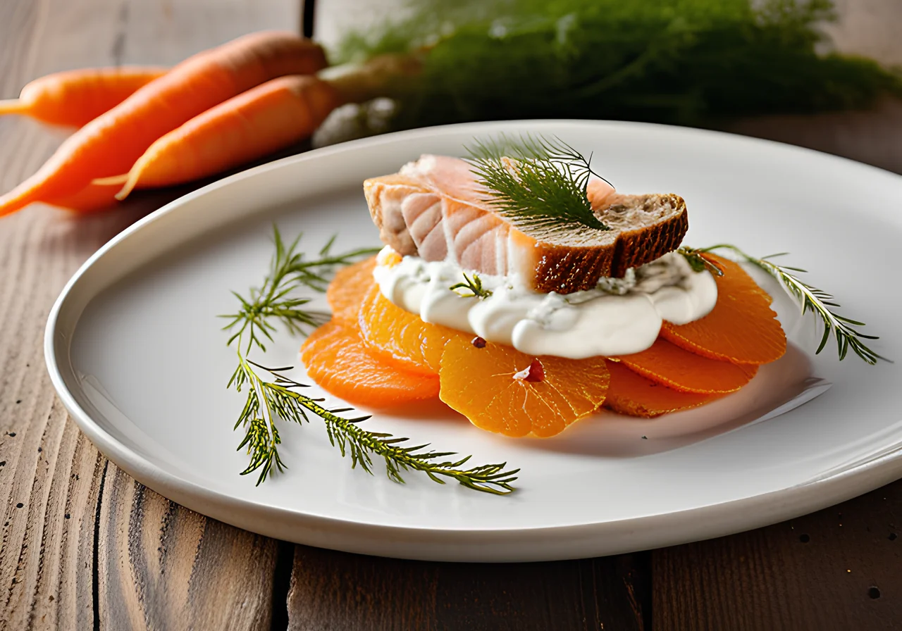 Trout Fillets with Horseradish Quark