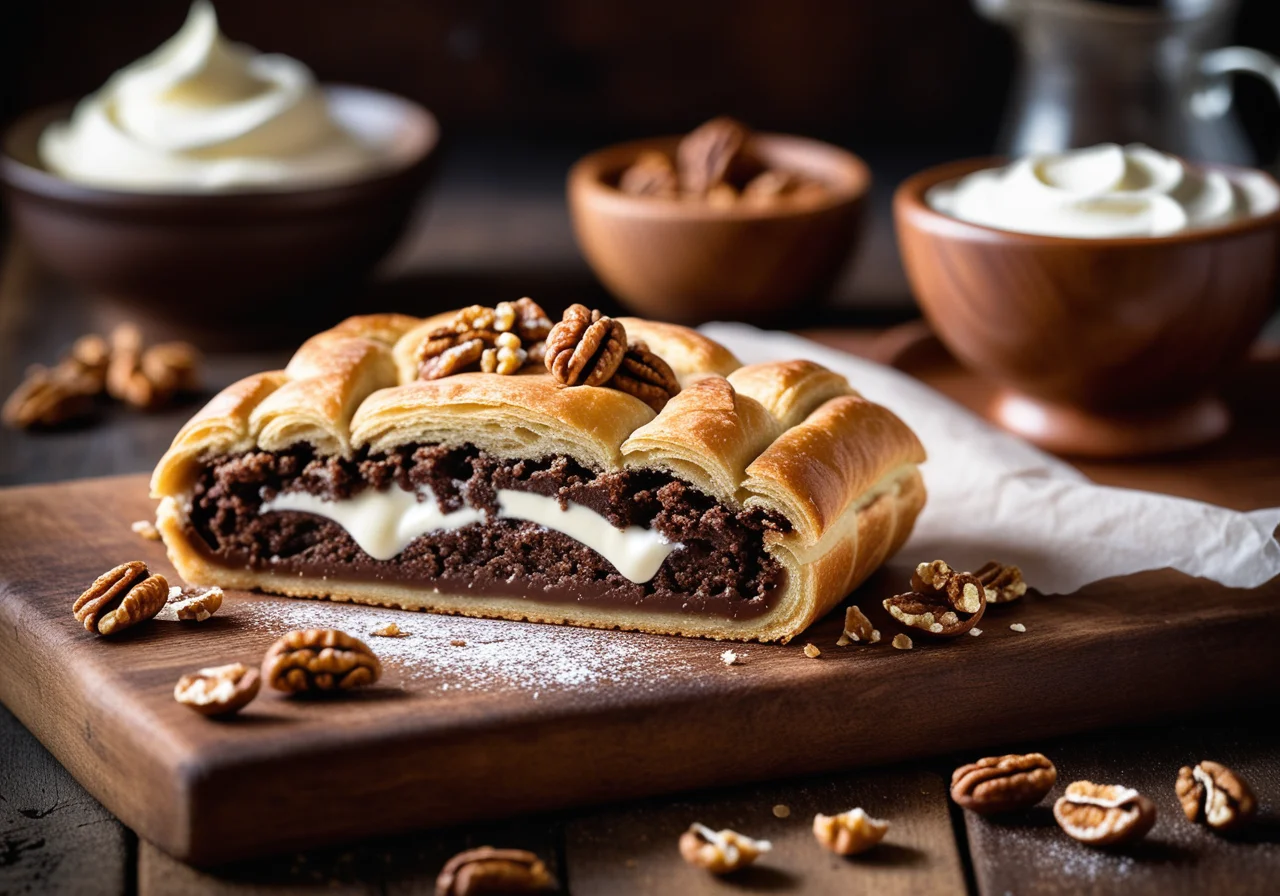 Walnut Chocolate Strudel
