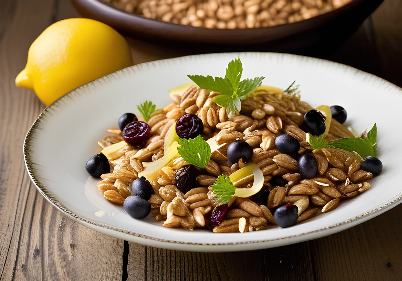Spelt Salad with Fennel and Currants