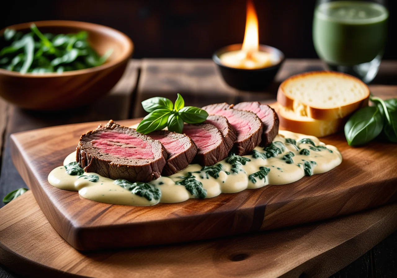 Gratinated Beef Steak