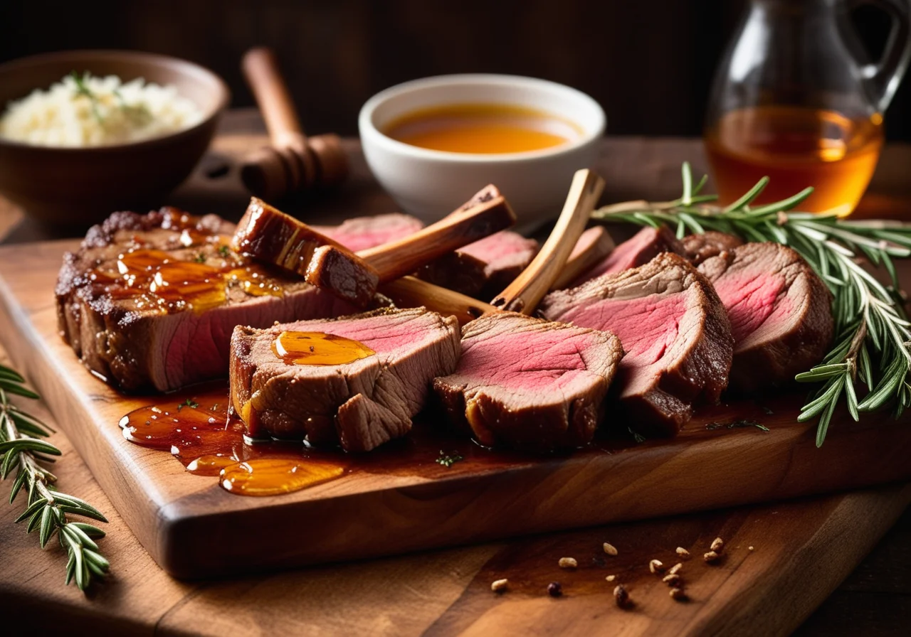 Honey Lamb with Thyme