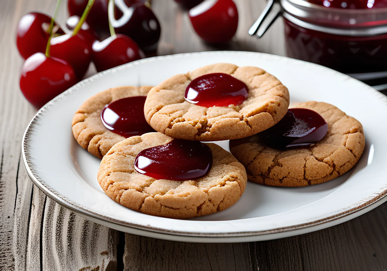 Vegan Jam Cookies