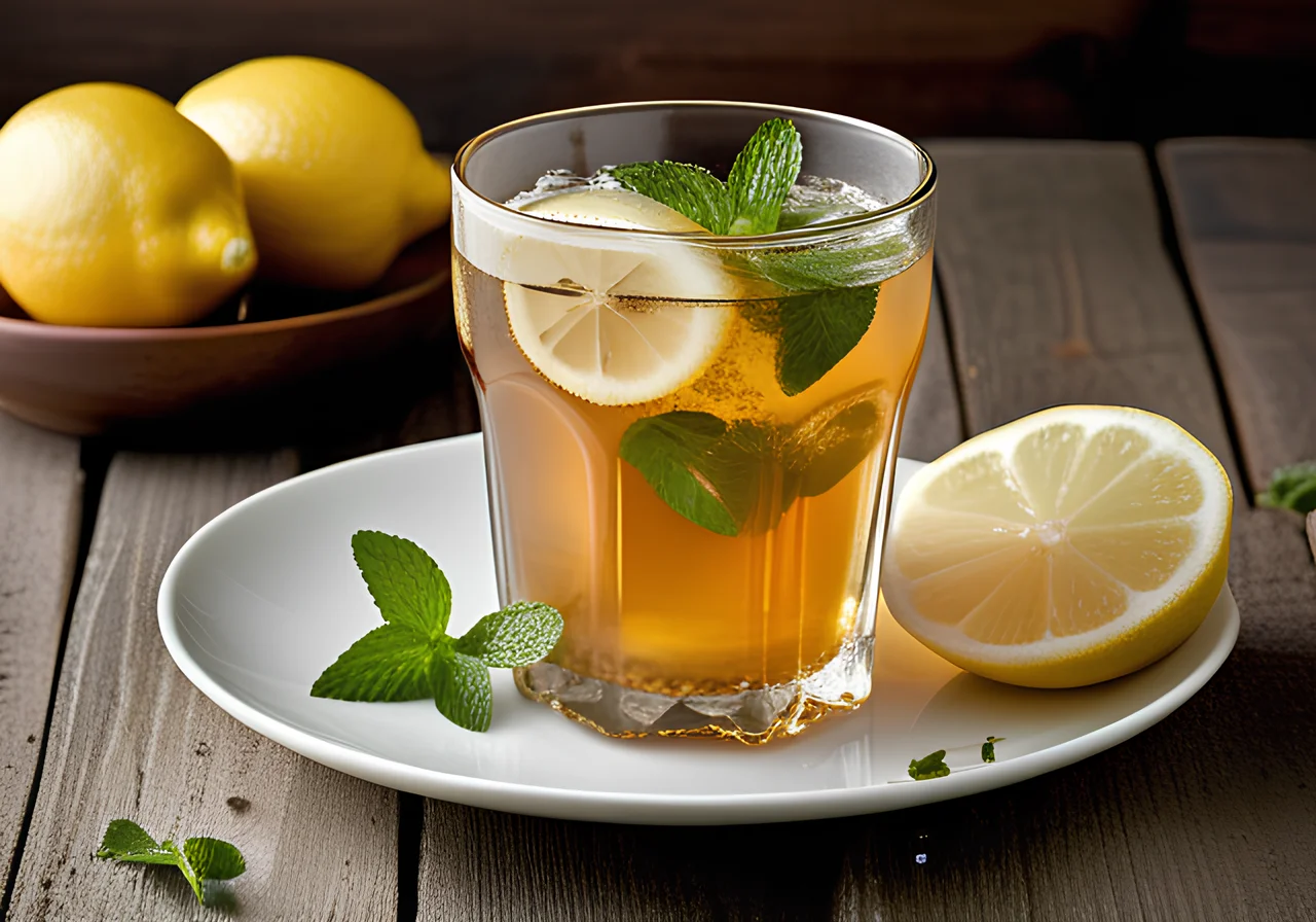 Ginger Mint Iced Tea