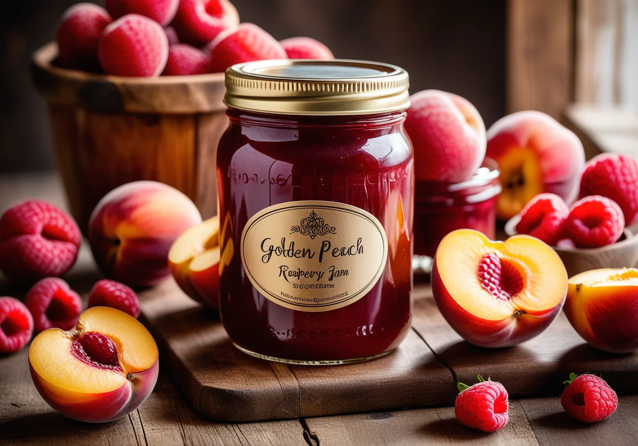 Peach-Raspberry Jam