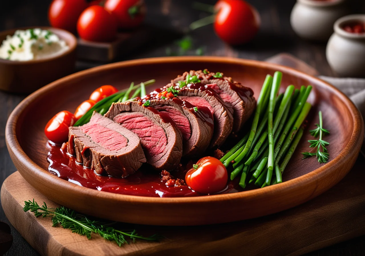 Beef Rouladen with Vegetable Filling