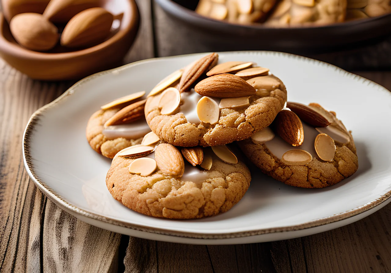 Amaretto Almond Cookies