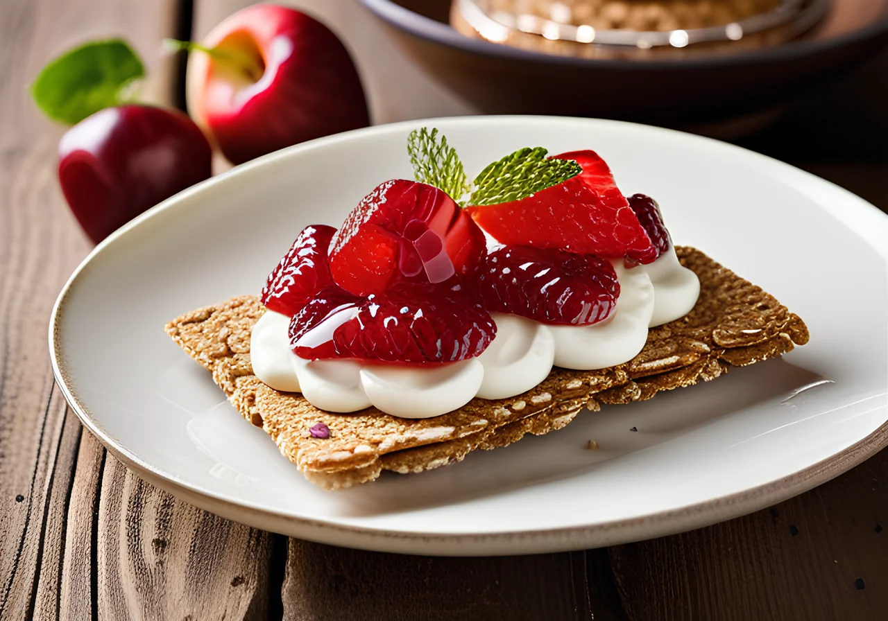 Crackers with Quark and Apple