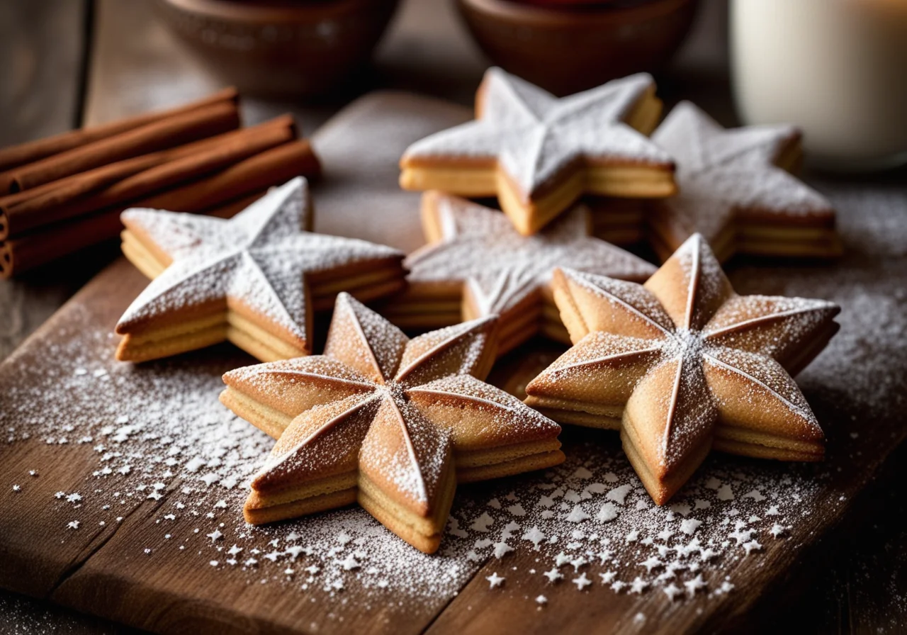 Cinnamon Stars with Nuts