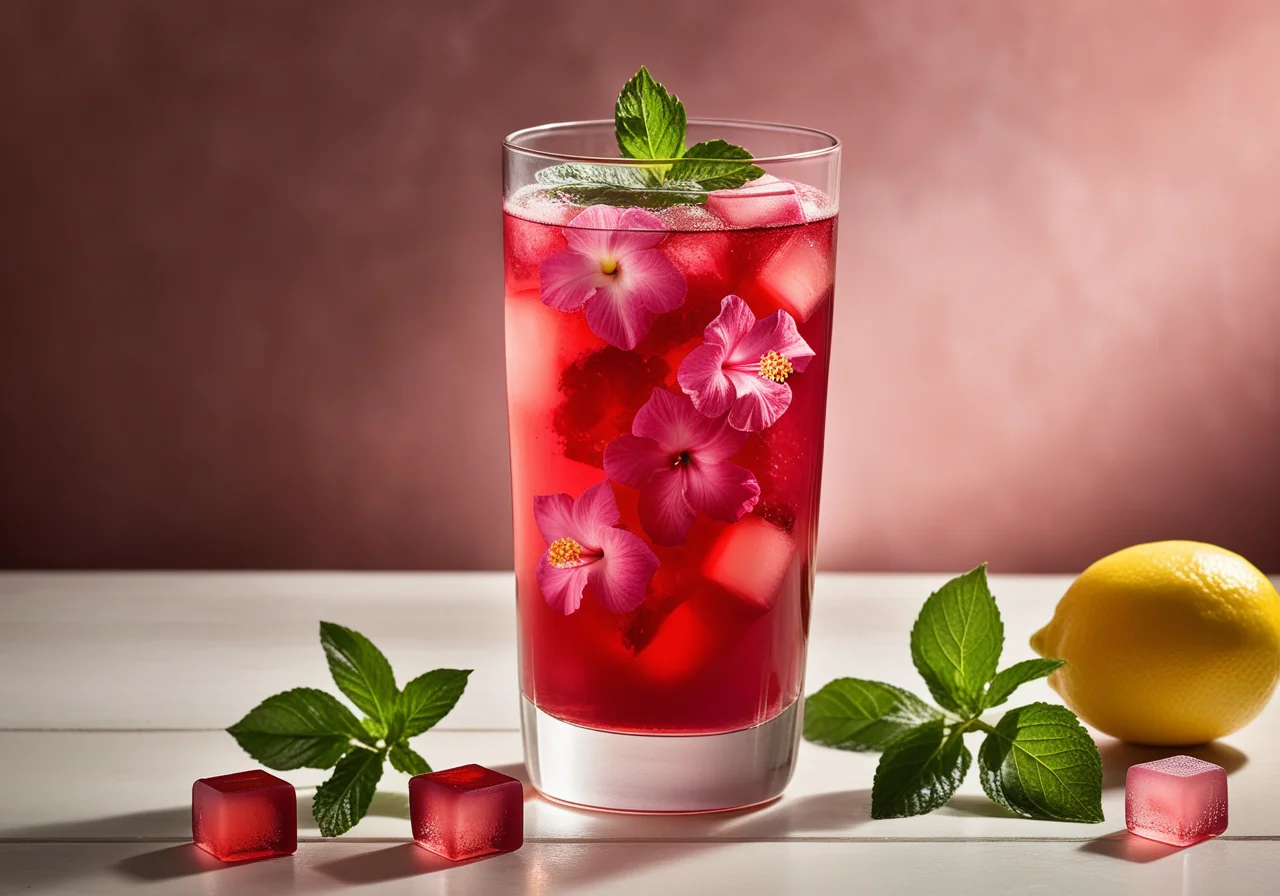 Red Hibiscus Ice Tea