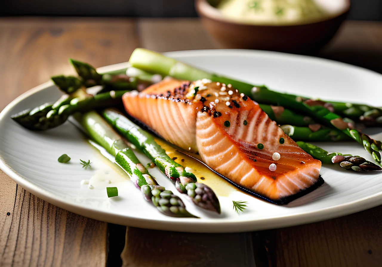 Salmon with Asparagus