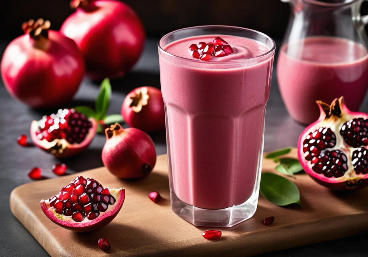 Pomegranate Yogurt Drink