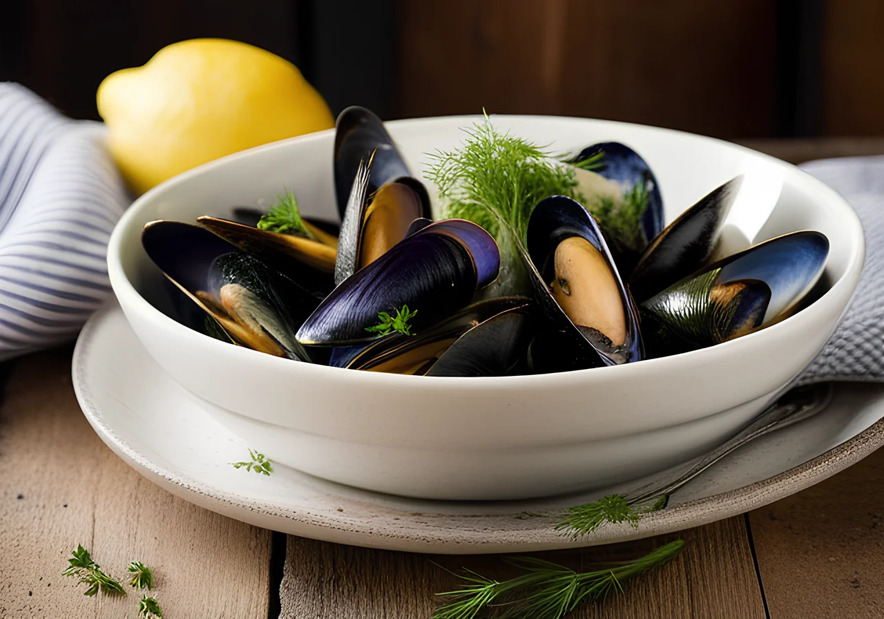 Mussels with Lemon and Dill