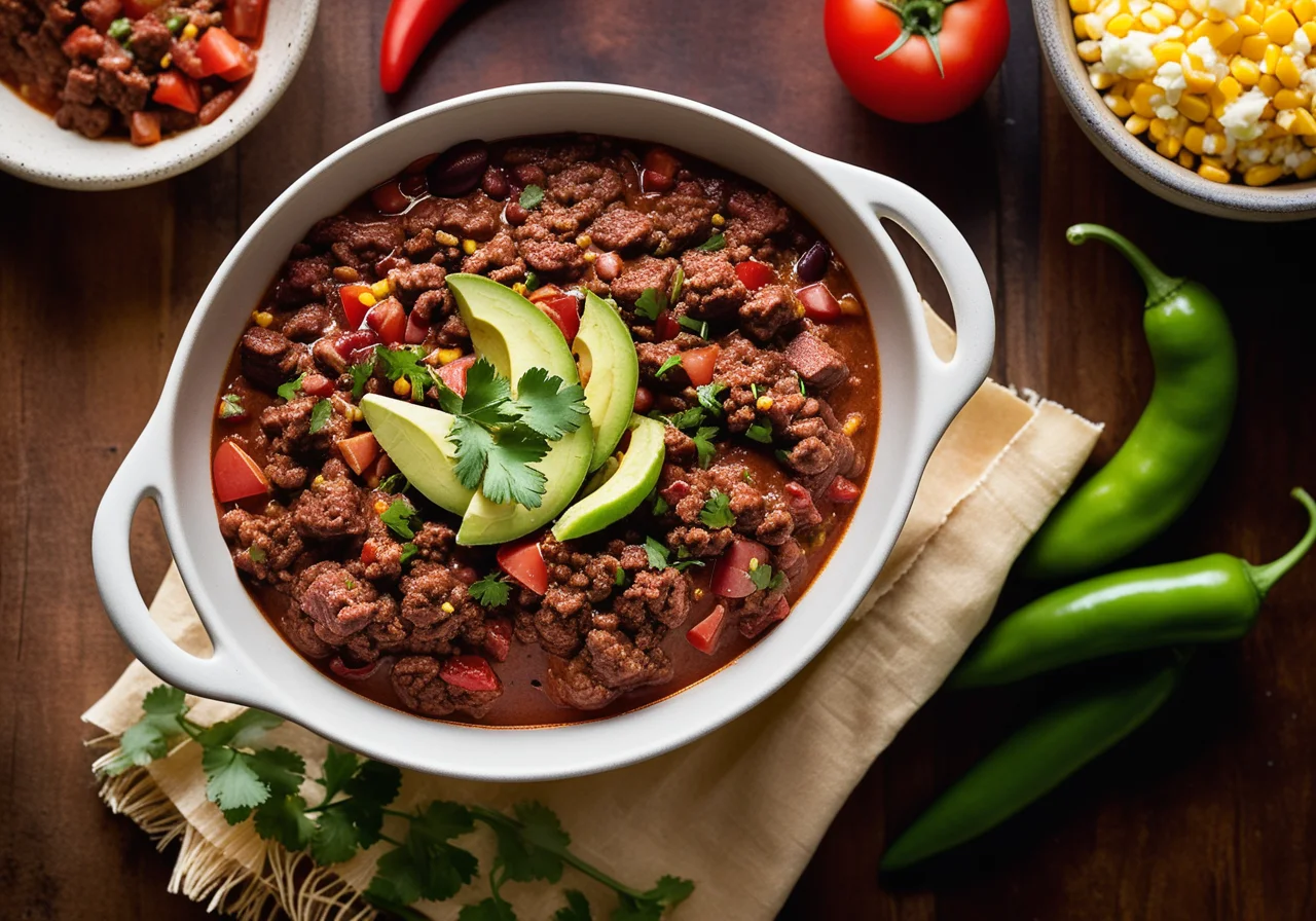Chili con Carne with Tortillas