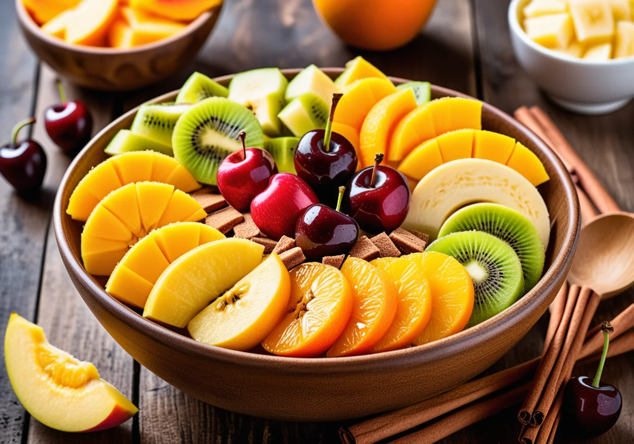 Exotic Fruit Salad with Cinnamon