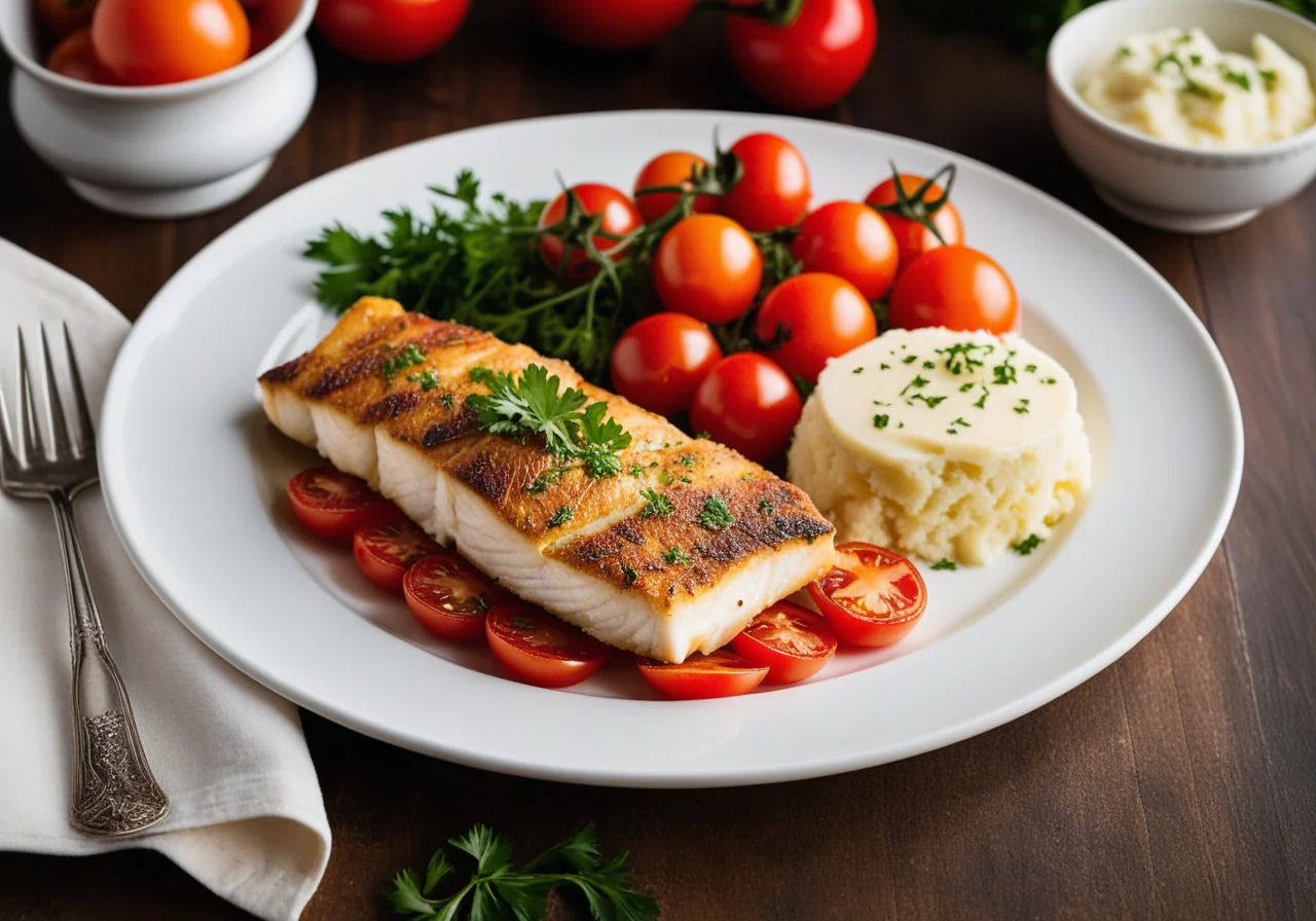 Oven-Baked Perch Fillets