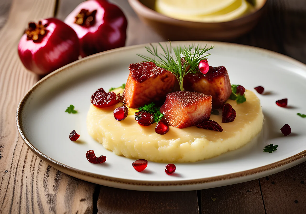 Skrei with Fried Chorizo and Mashed Potatoes
