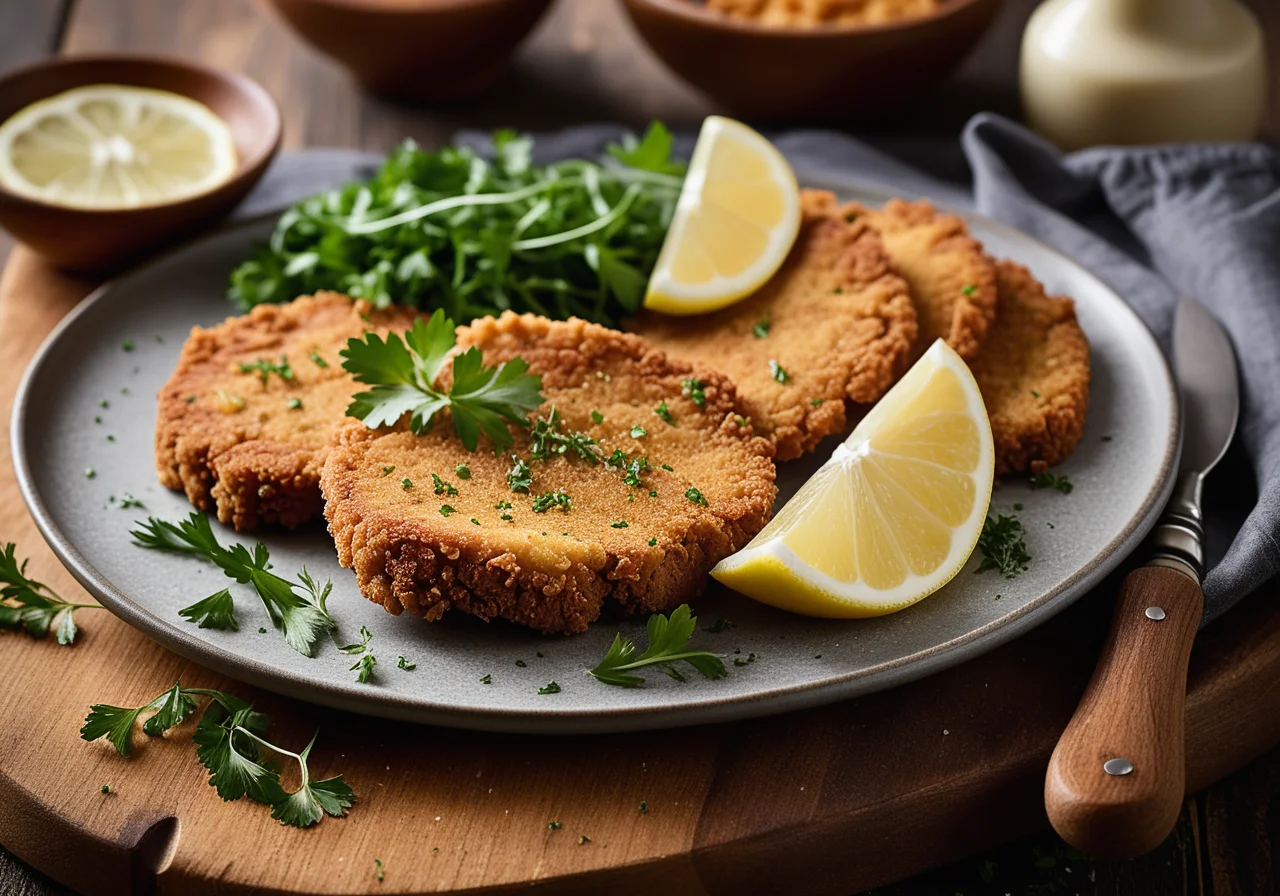 Pan‑fried Veal Schnitzel