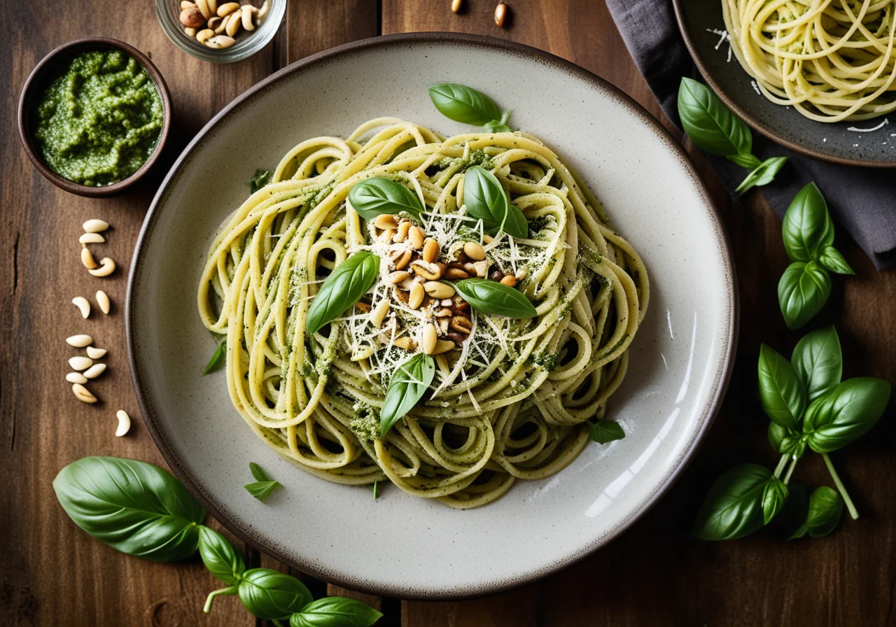 Linguine with Pesto Verde