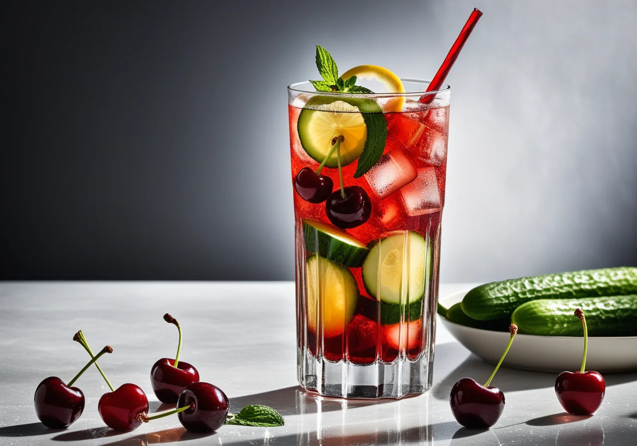 Pimms with Cucumber