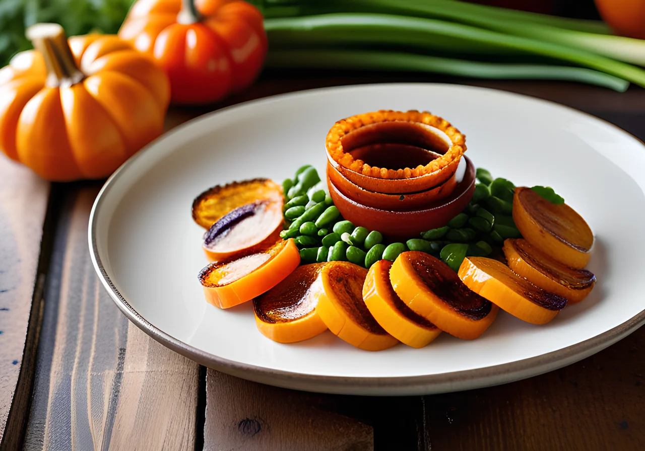 Roasted Pumpkin Strips