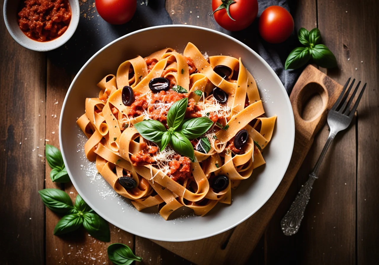Pasta with Tomato-Paprika Sauce