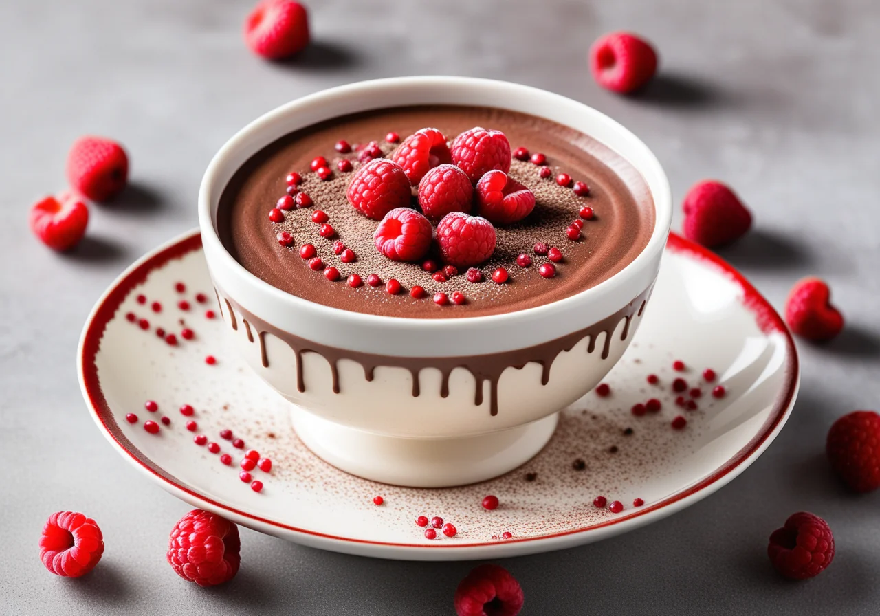 Chocolate Mousse with Iceberries