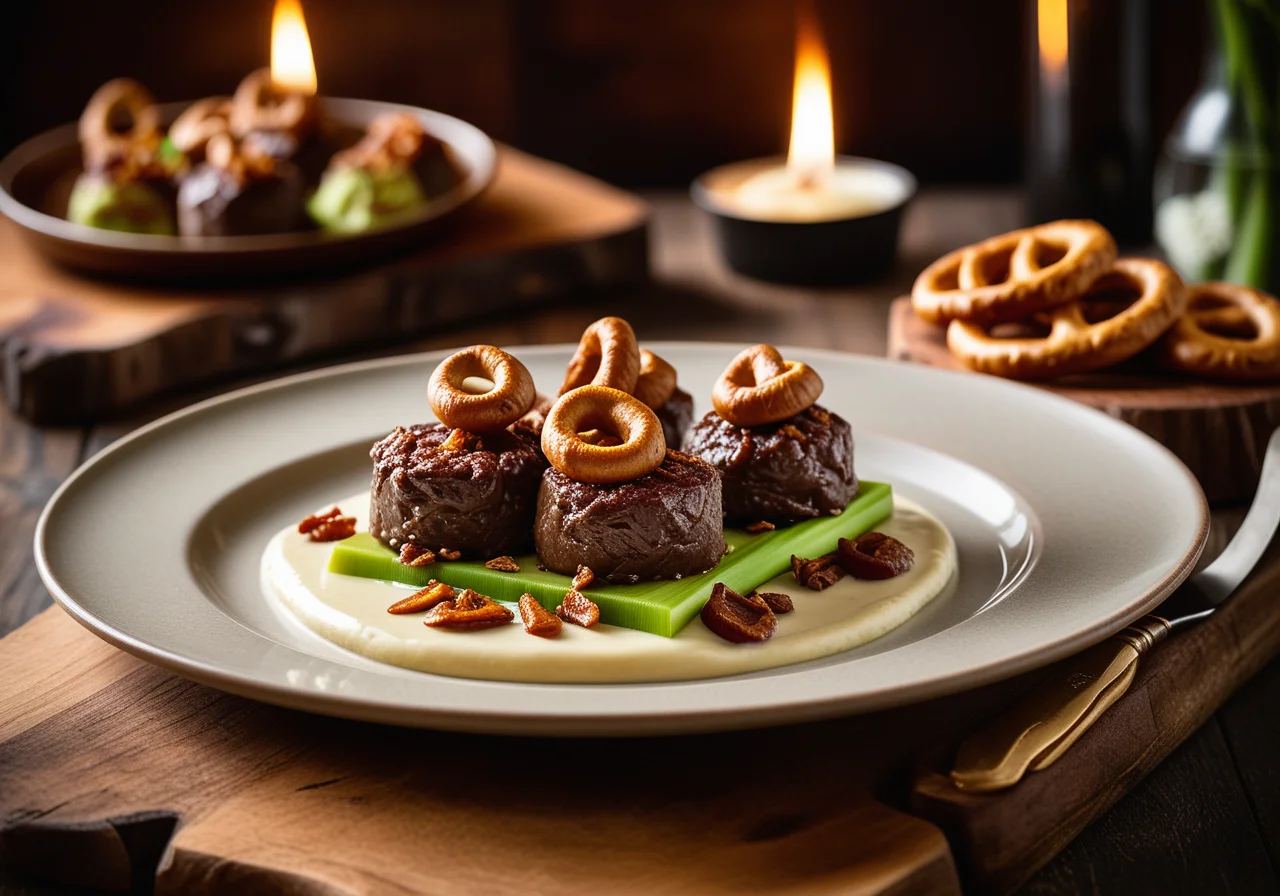 Venison Tenderloin with Celery Cream