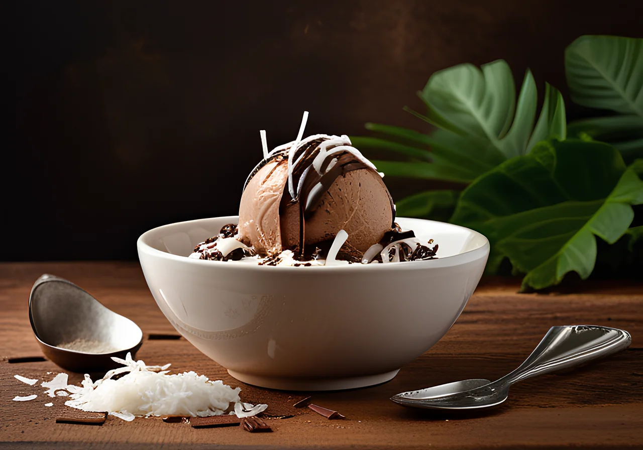 Chocolate Coconut Ice Cream Vegan