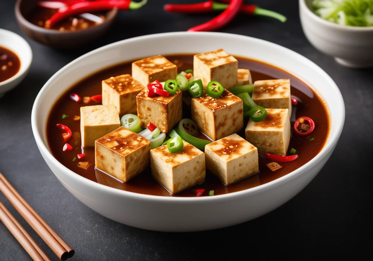 Tofu in Bean Sauce