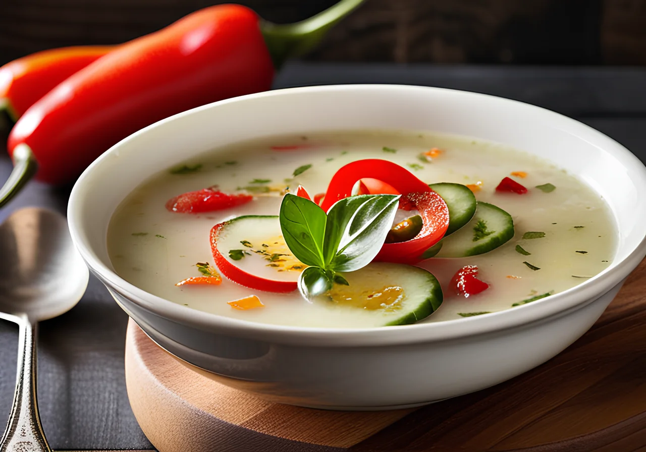 Italian-Style Cold Vegetable Soup