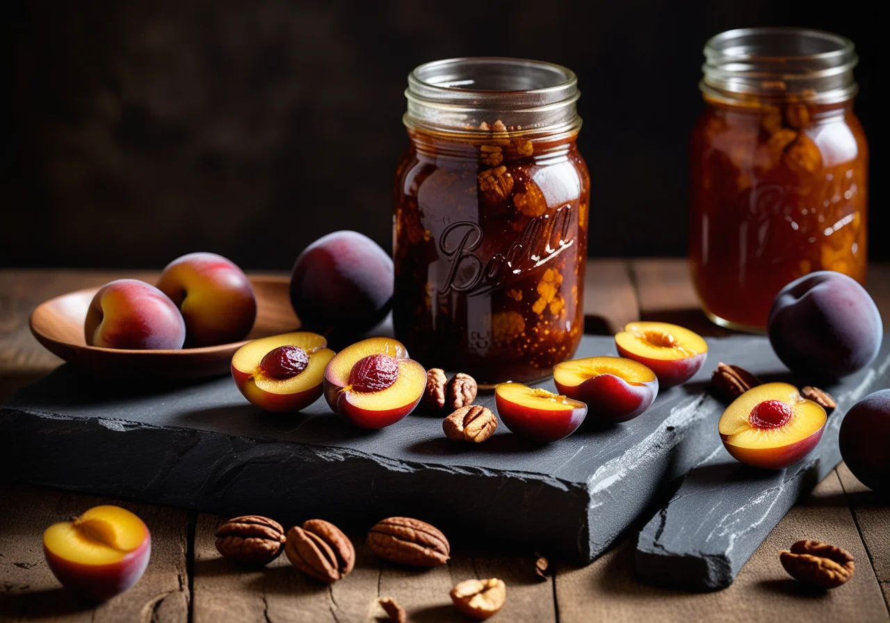 Plum Walnut Preserve