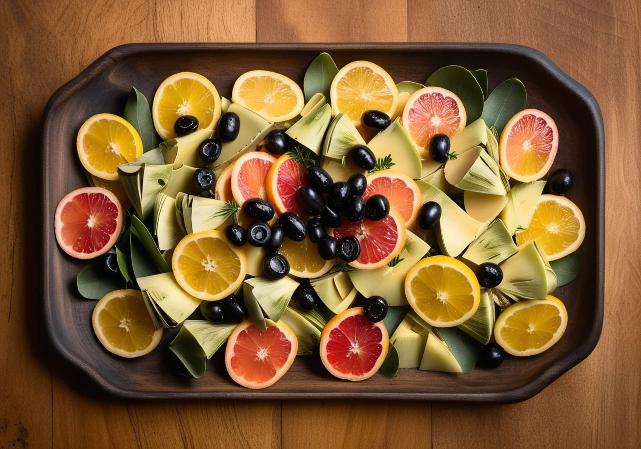 Artichoke Salad with Grapefruit
