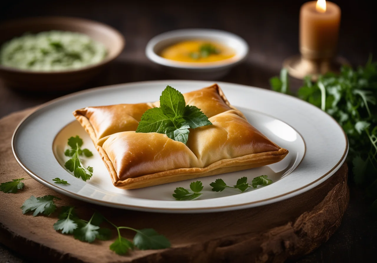 Filo Parcel, Vegetarian