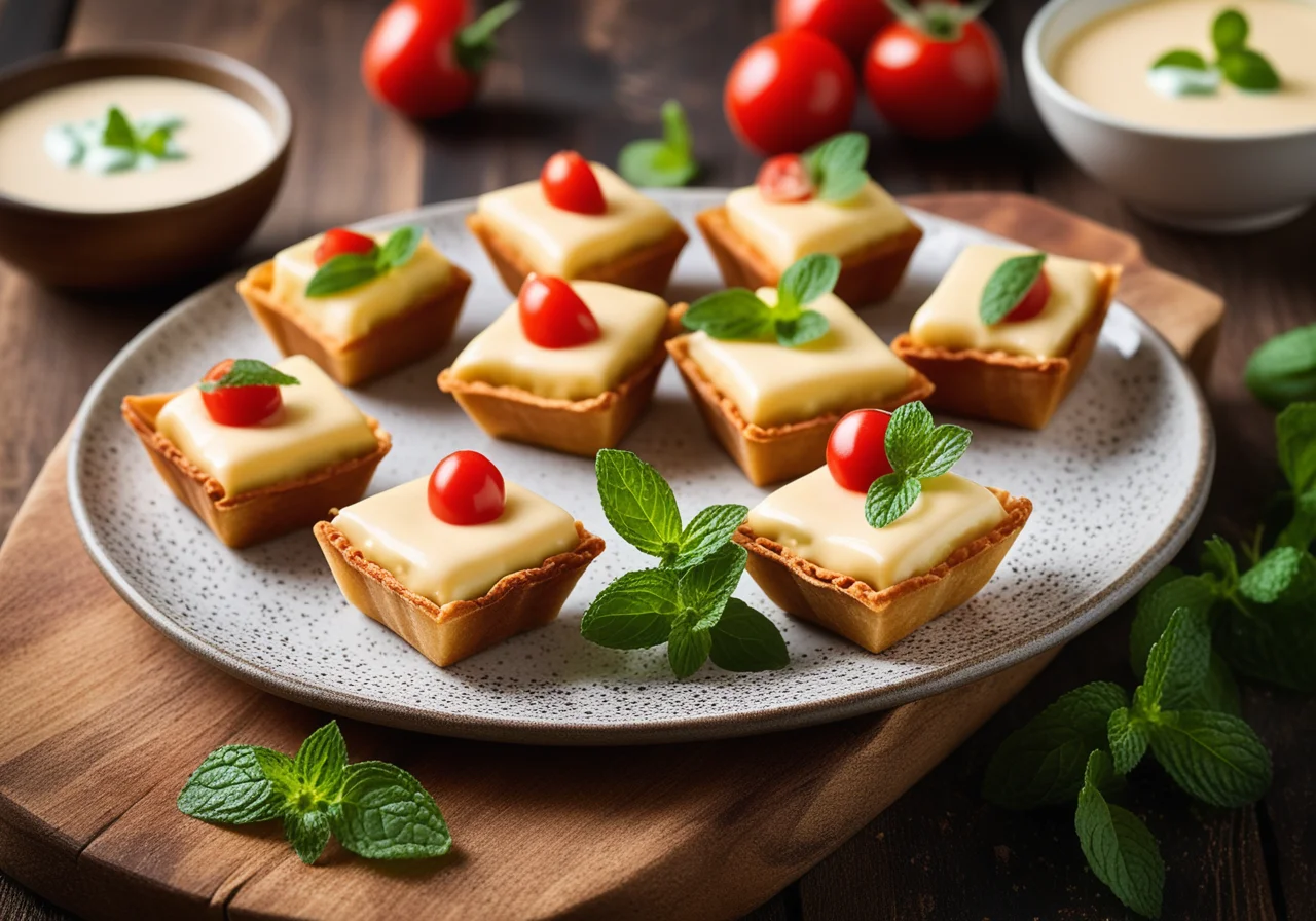 Filo Pastry Bites with Potato-Mint Filling