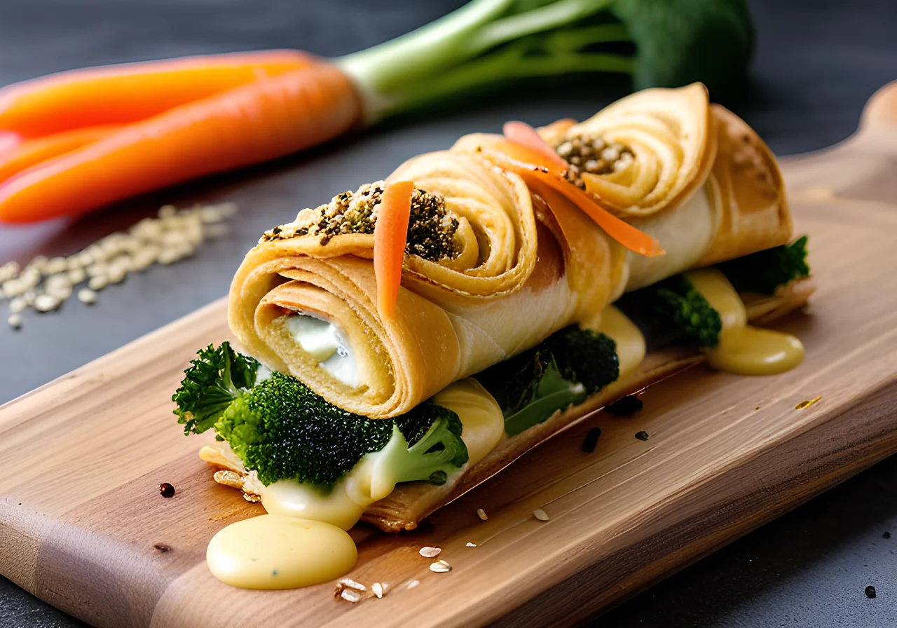 Vegetarian Vegetable Puff Pastry