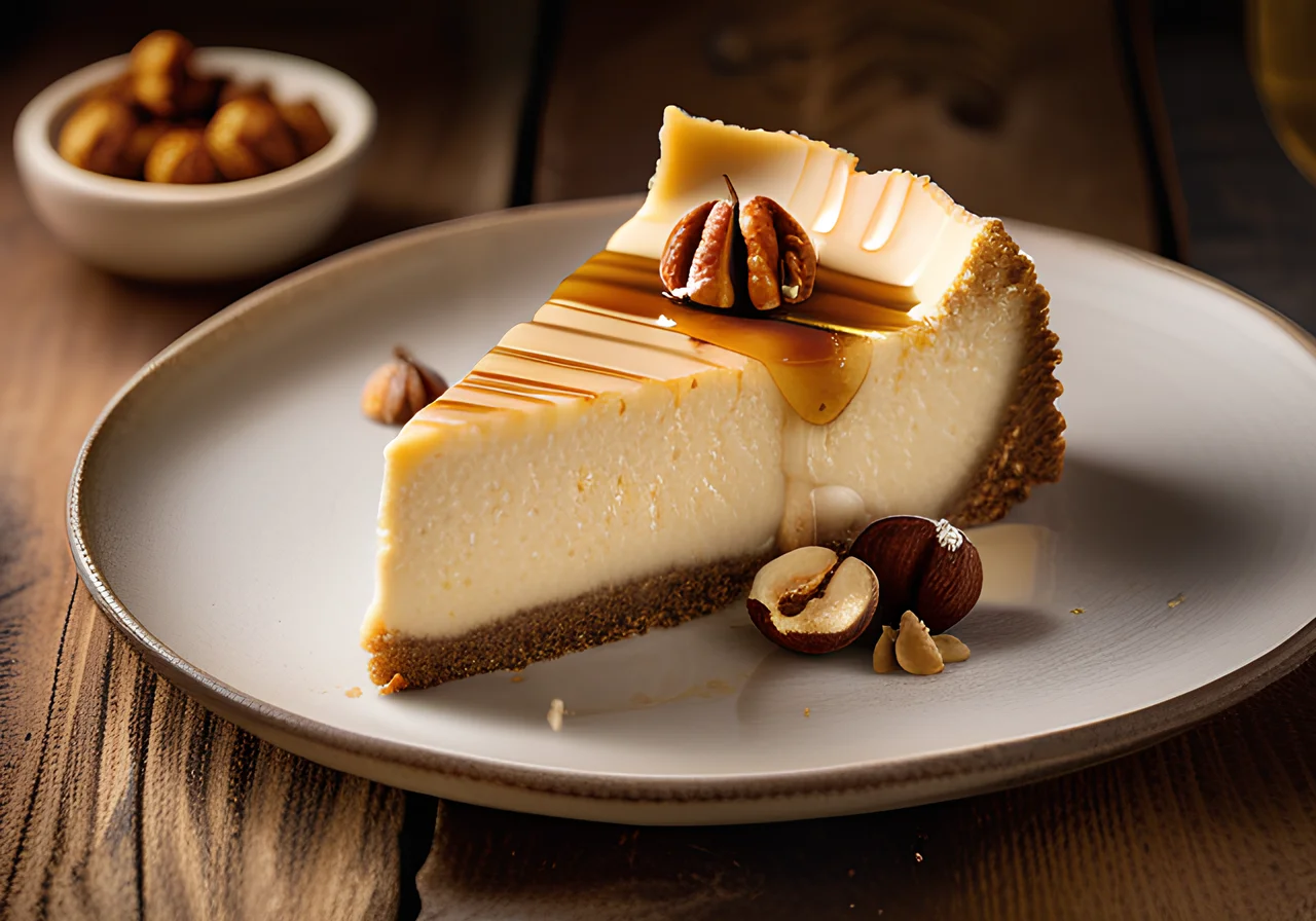 Hazelnut Cheesecake with Crust