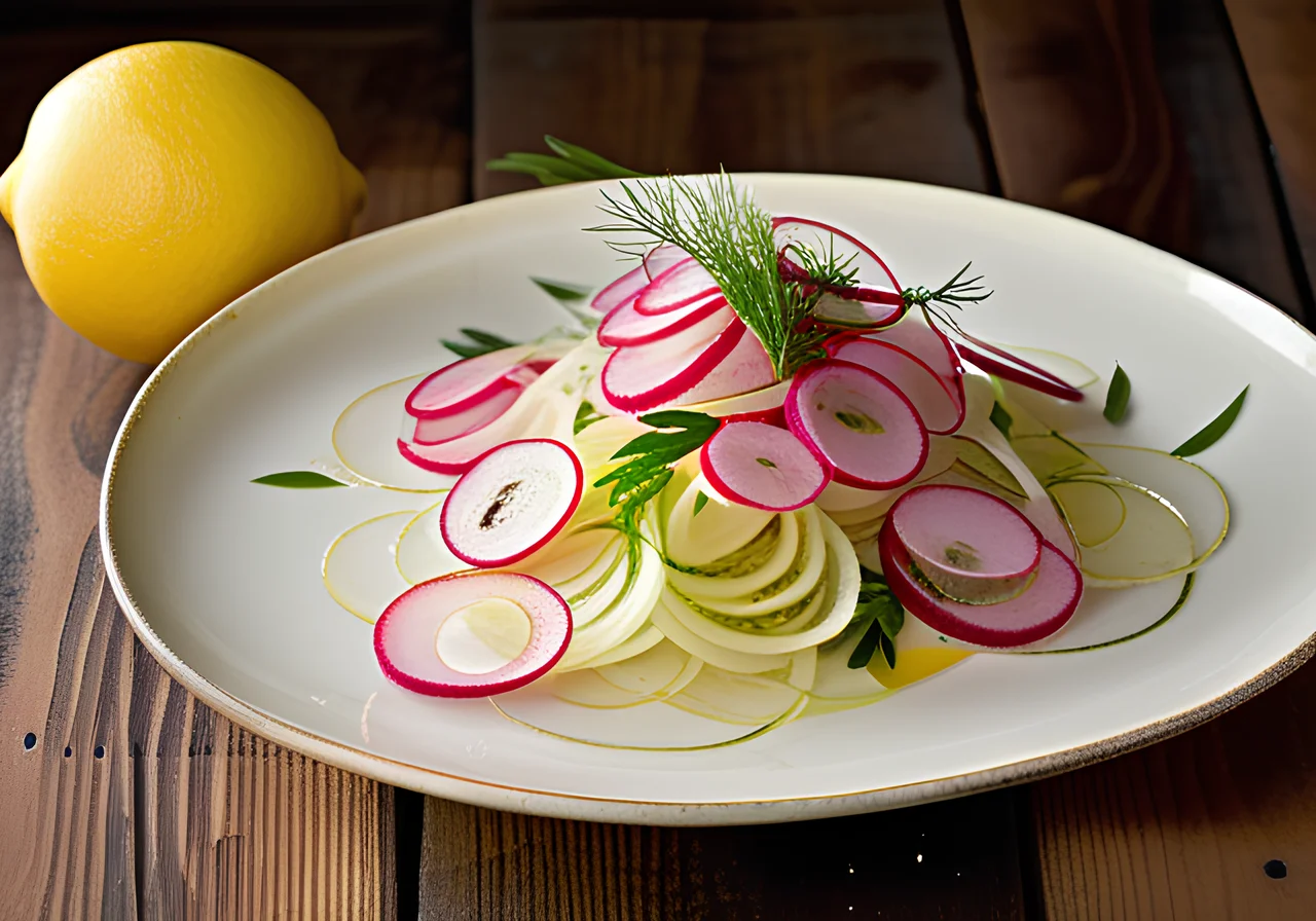 Fennel Salad with Radishes and Citrus Dressing