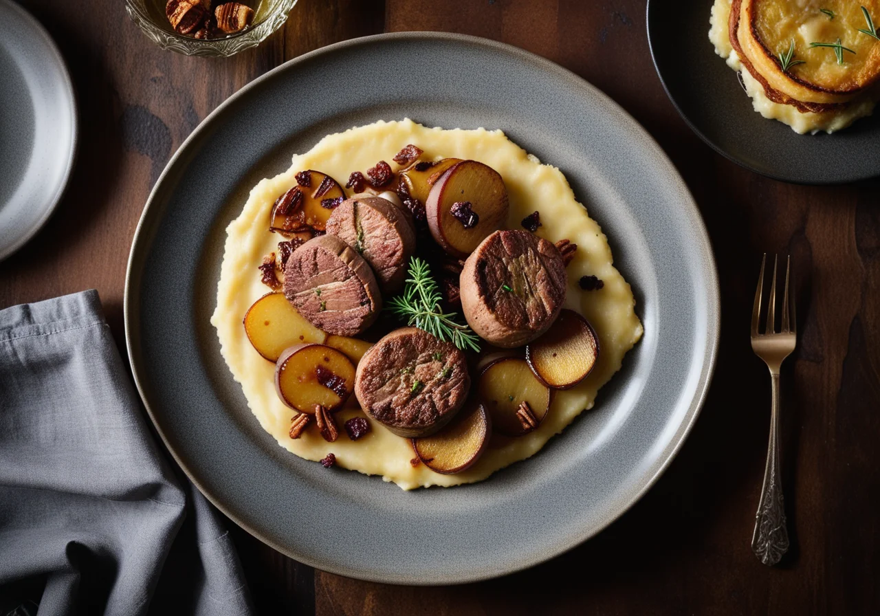 Veal Medallions with Sides