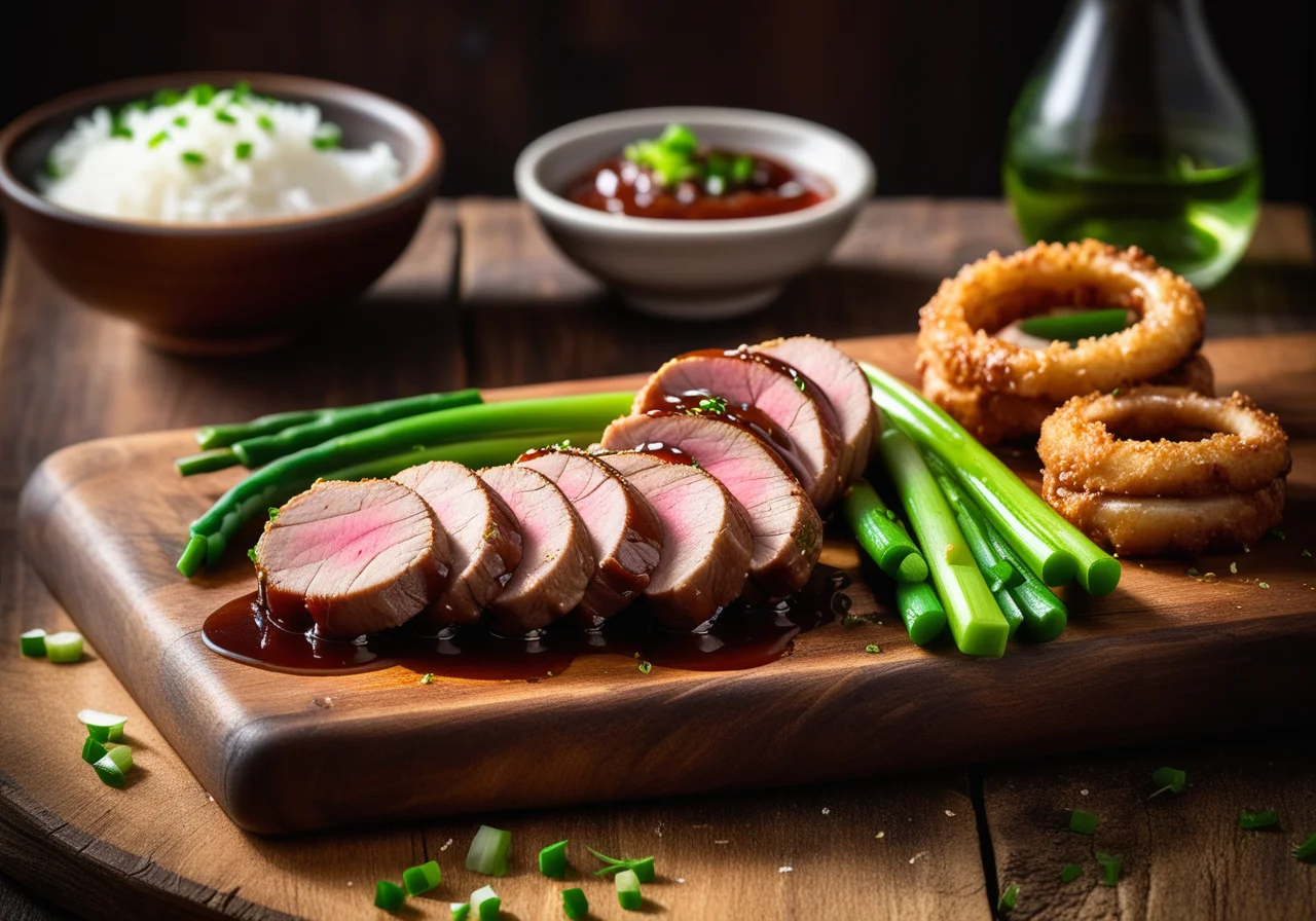 Pork Tenderloin with Onion Sauce