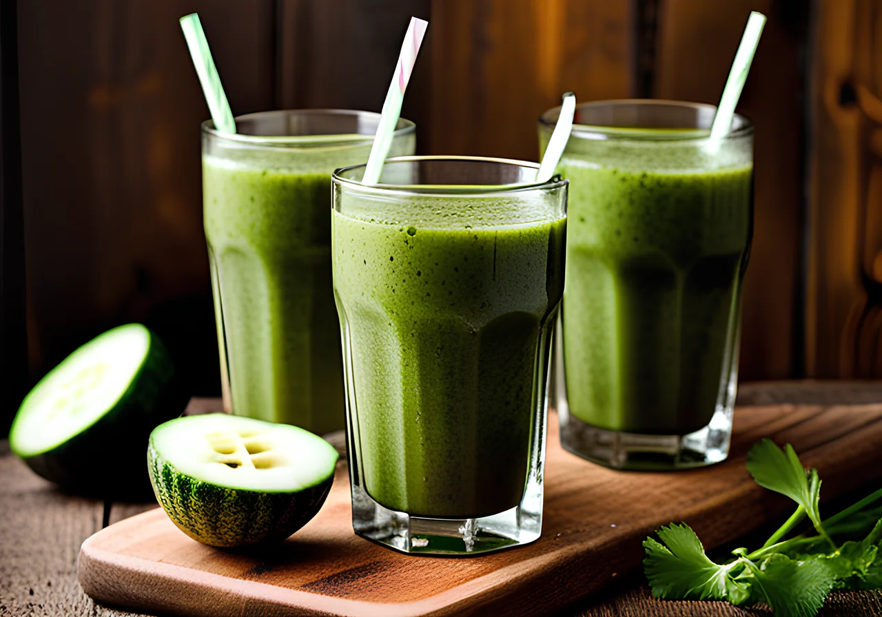 Cucumber Apple Banana Shake