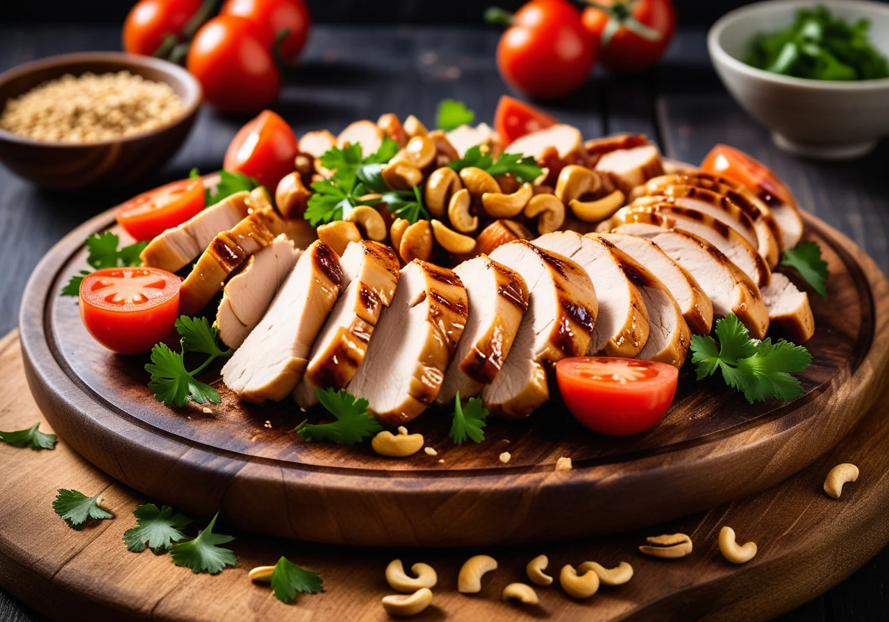 Chicken with Ginger and Cashews