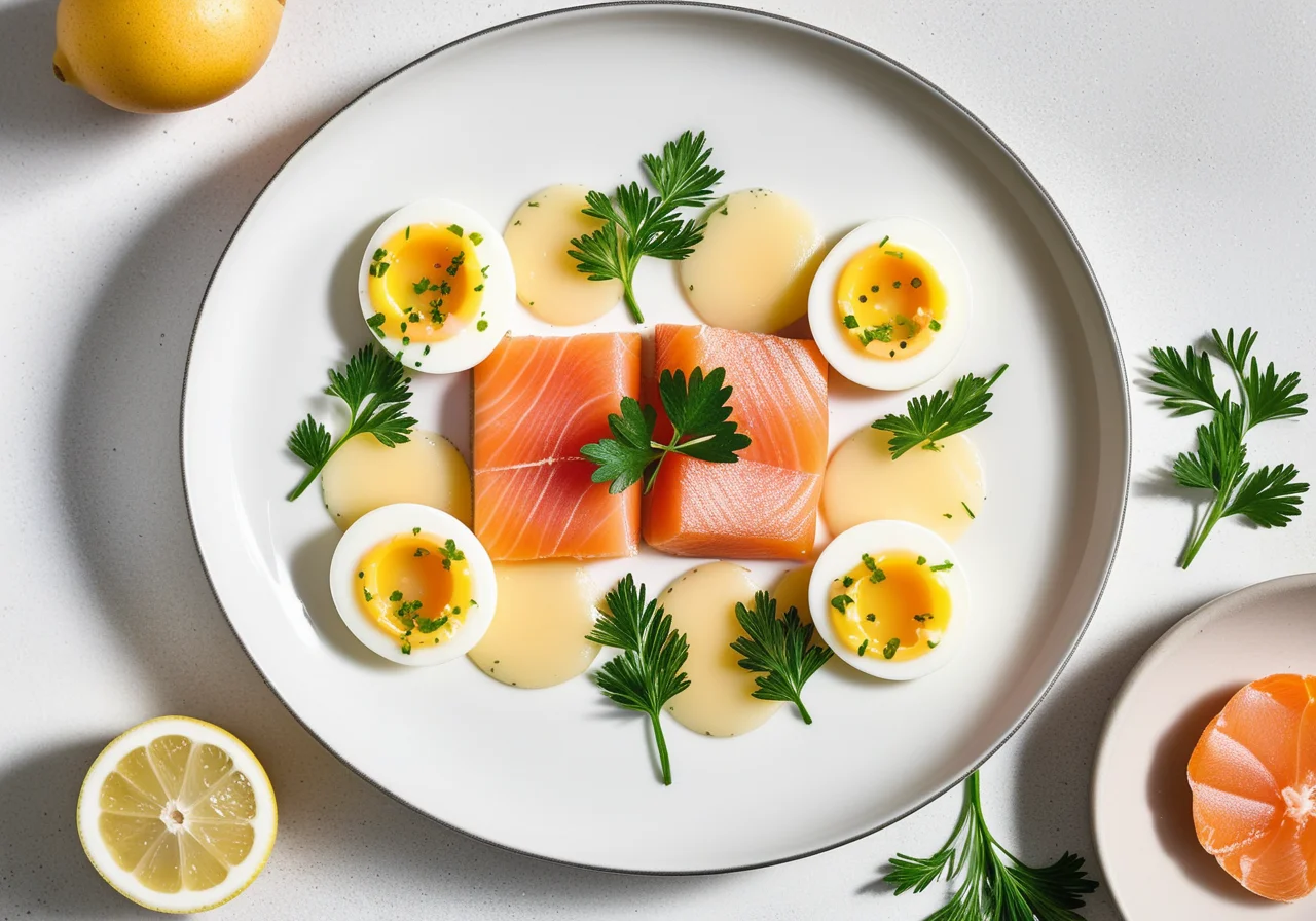 Fine Fish Appetizer Plate