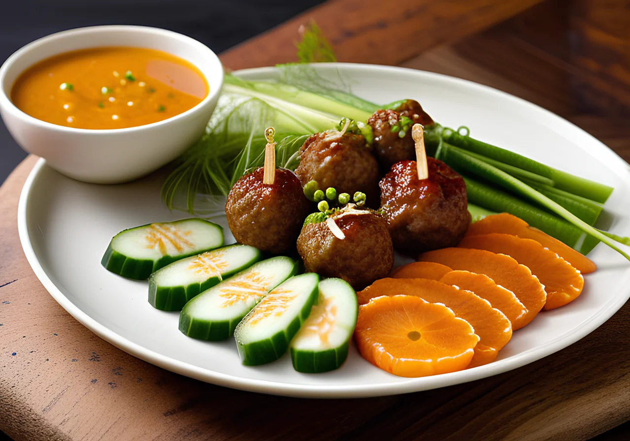 Fondue with Meatballs